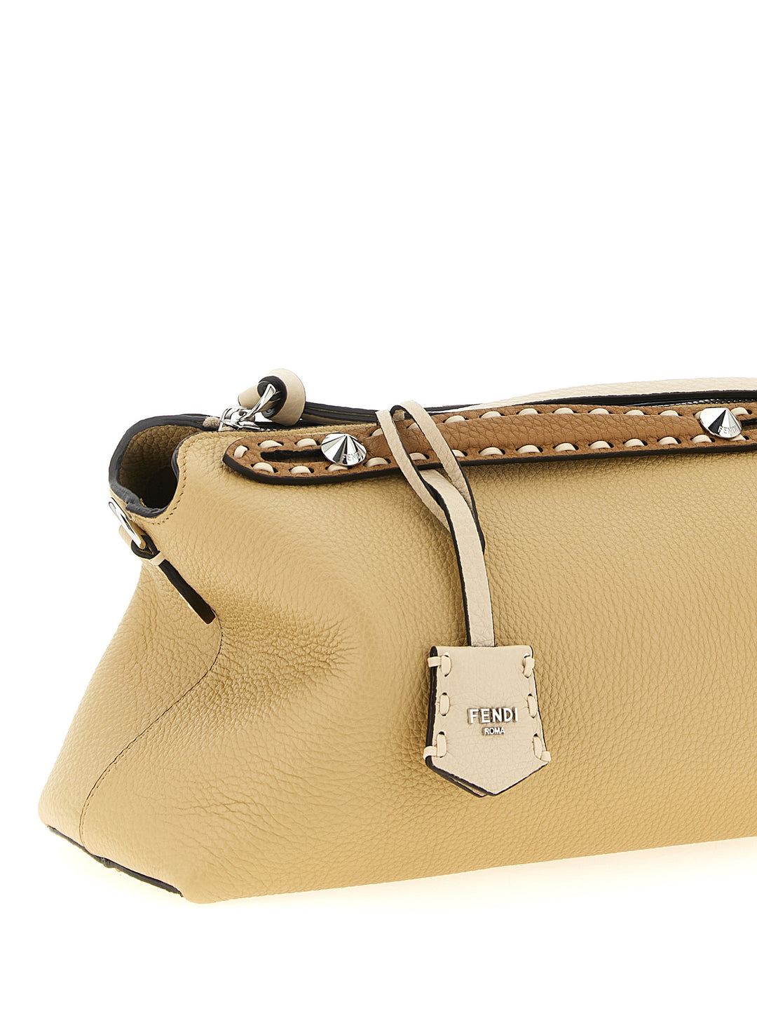 Fendi By The Way Soft Selleria Medium Hand Bags - Beige | a015d1ffeb6e6cf0ee6c4c50acb0845a4735d9ce