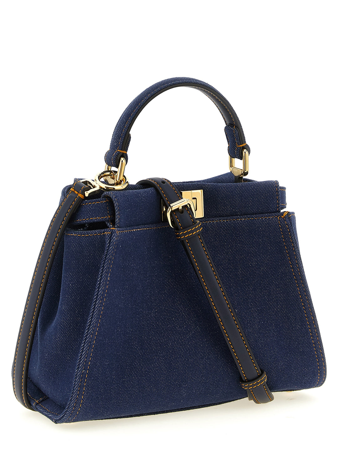Fendi Peekaboo Hand Bags - Blue | 2c681e36f7f0ee5be15ff9510d2e62414d724fff