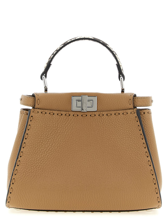 Peekaboo Hand Bags Beige