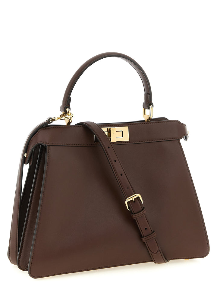 Fendi Peekaboo Iseeu Hand Bags - Brown | 536de4d8a8c869a47aed813d1414d6783a93b9e4