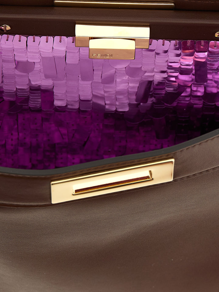 Fendi Peekaboo Iseeu Hand Bags - Brown | 22e85e9c49356e2cd224bff83b39ec6940aa9226