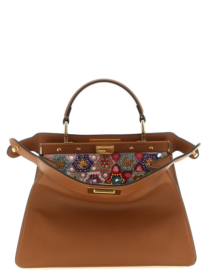Fendi Pekaboo Iseeu Crossbody Bags - Brown | 3d94a0566d2fbb30c8a2e3d4189b10c2e3c9d49d