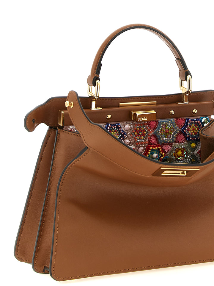 Fendi Pekaboo Iseeu Crossbody Bags - Brown | c99929c4dedc44e259ae5de2474c7a10421fb829