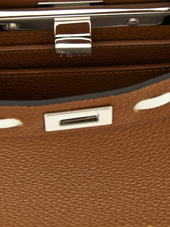 Fendi Peekaboo Iseeu Hand Bags - Brown | 5d81df325cb3a123a950d8a142976a5701c292e4