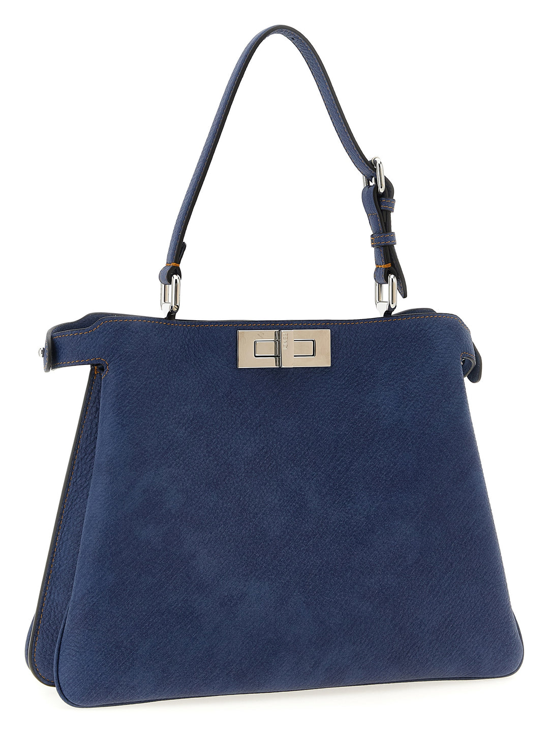 Fendi Peekaboo Soft Medium Shoulder Bags - Blue | f2b006cb1262a44f6f3f0c92adc4e11cc5818e7e