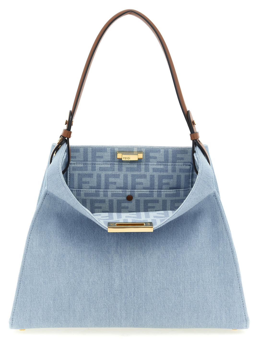 Fendi Fendi Way Hand Bags - Light Blue | 05e576821f97367fea974164eff859b25e5d3d23