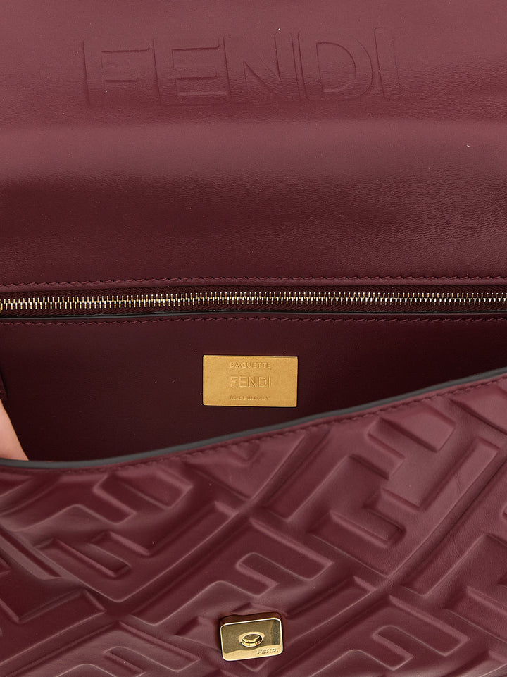 Fendi Baguette® Shoulder Bags - Bordeaux | 2e50705a48f856fdea692de1f9c3184c430932ac