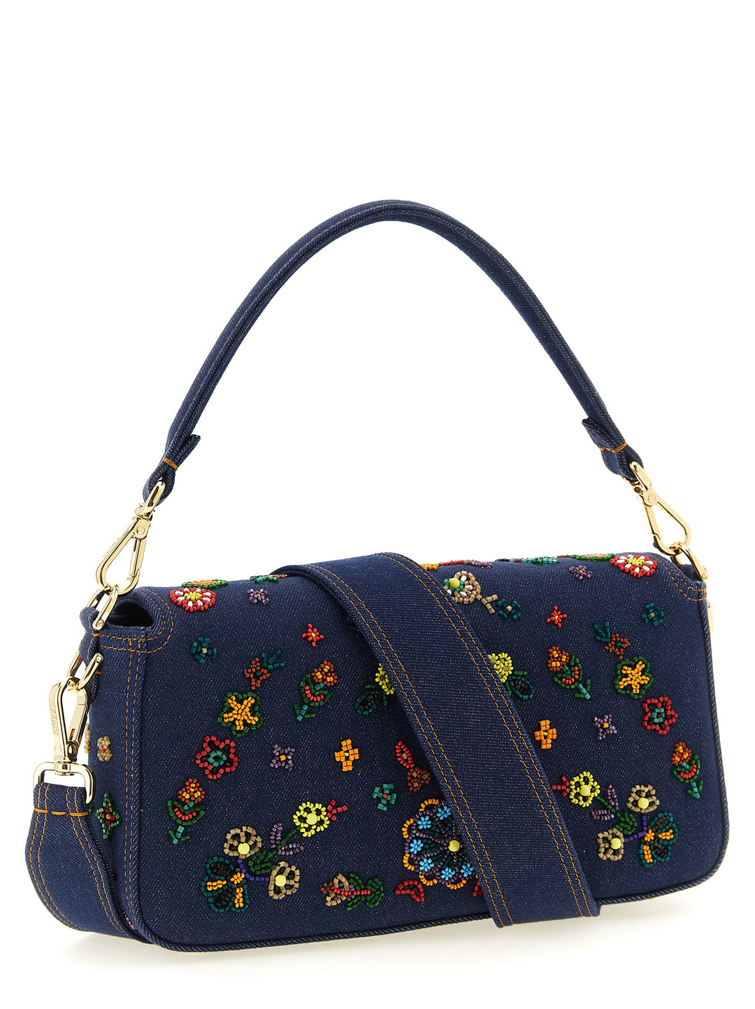 Fendi Baguette® Shoulder Bags - Blue | d3828a709ed0b25035f543800a4450103b68f87a