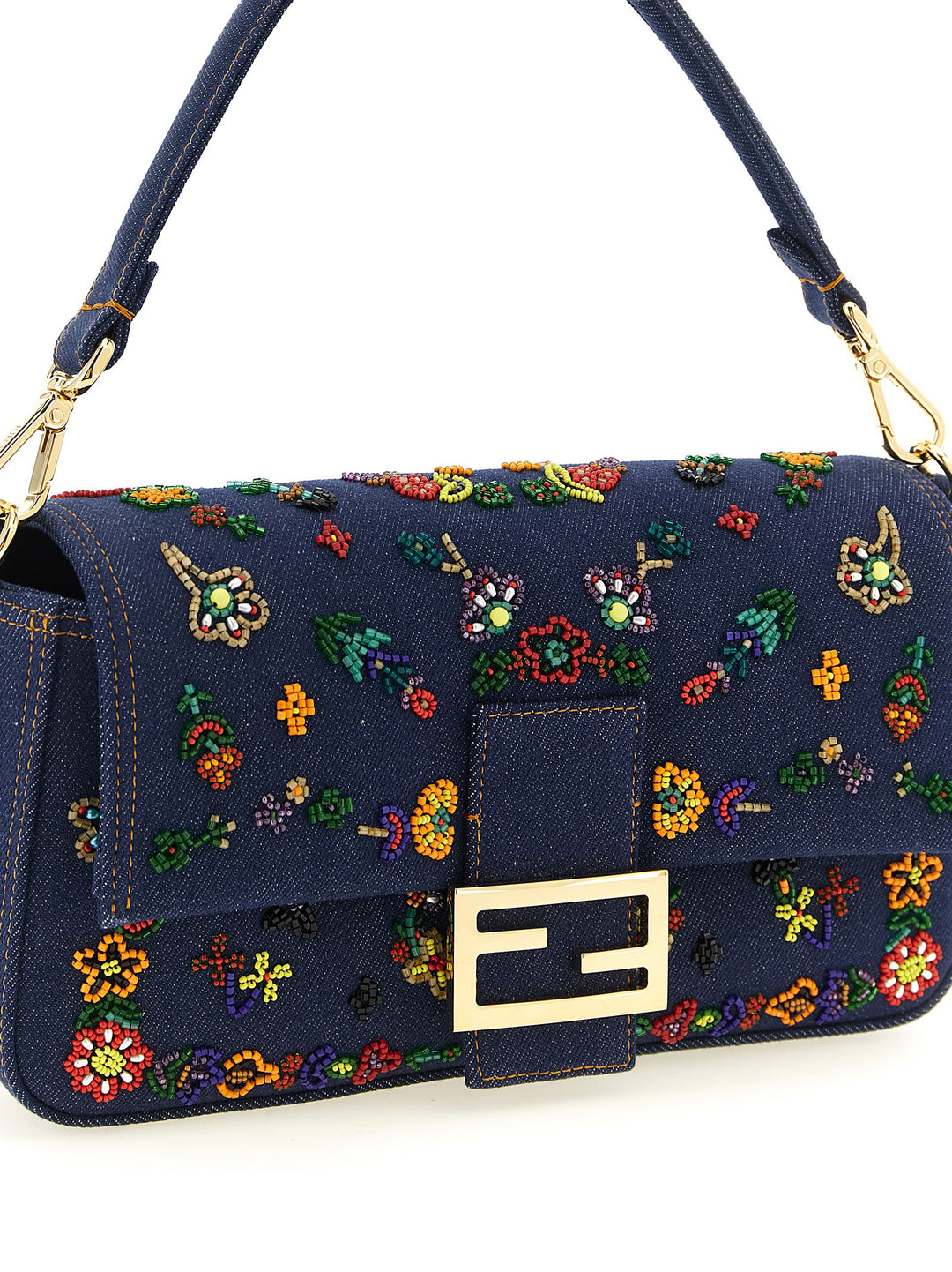 Fendi Baguette® Shoulder Bags - Blue | 0029ce95cfadca12981e7715a3f909438cede298