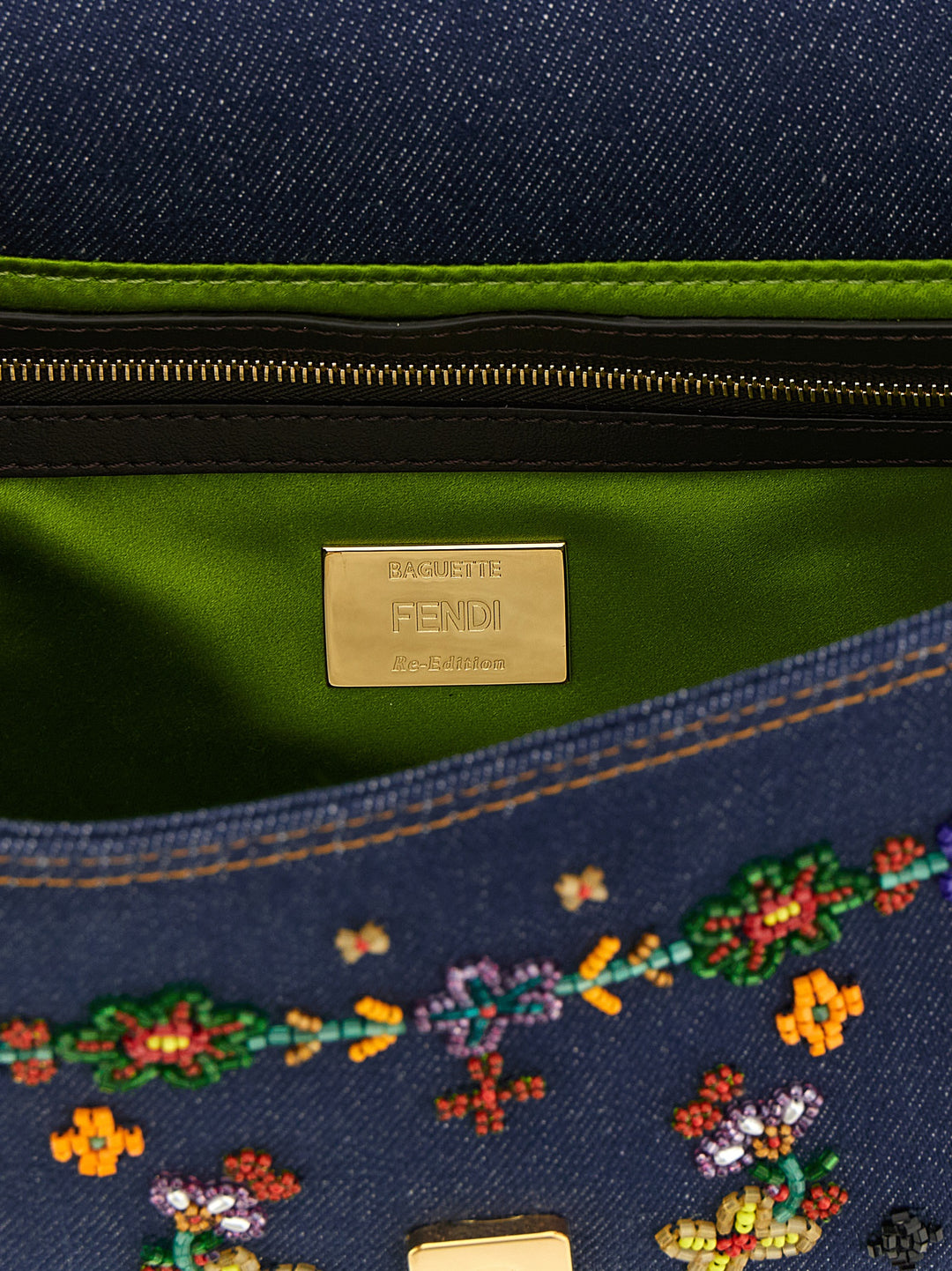Fendi Baguette® Shoulder Bags - Blue | 65977694a6c5a7f53acee1b43766d94de33e8f9d