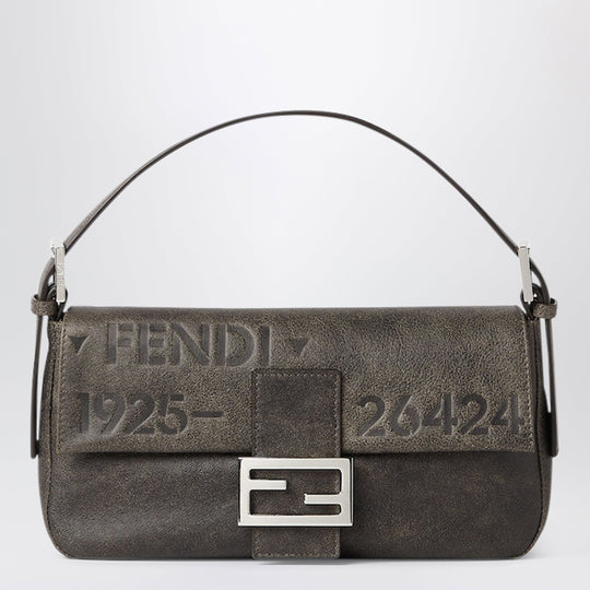 Baguette® 26424 Black Leather Stencil Print Bag