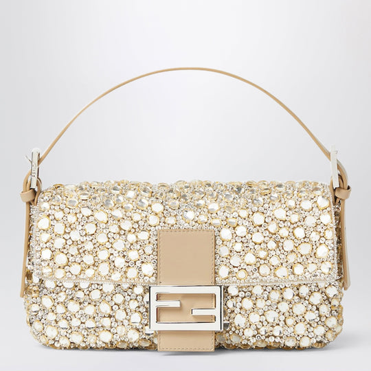 Baguette® 26424 Bag Embroidered With Cabochon Crystals