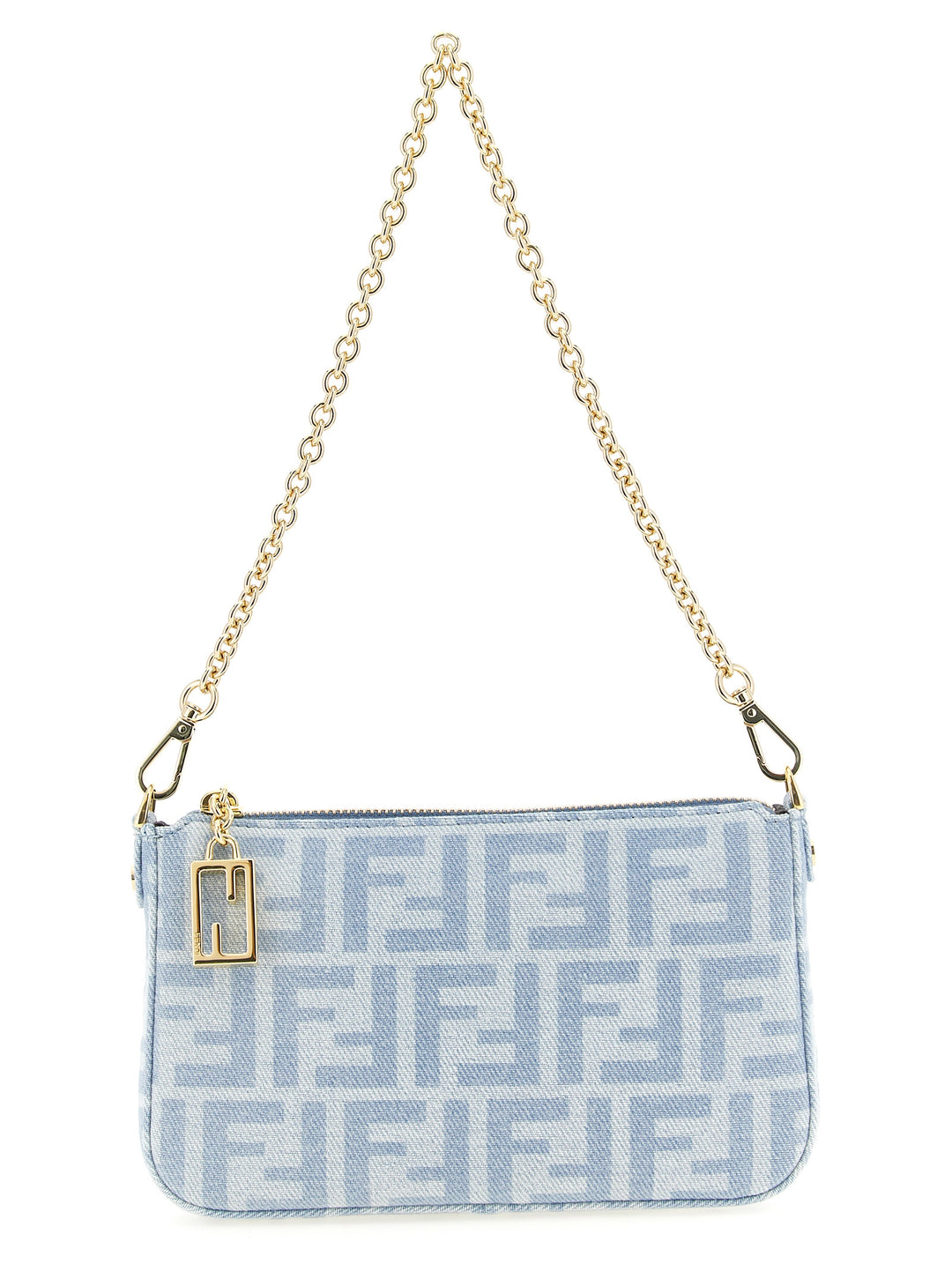 Fendi Baguette Clutch - Light Blue | 3b7172ed22943bababded38c6ab8e64b47770e88