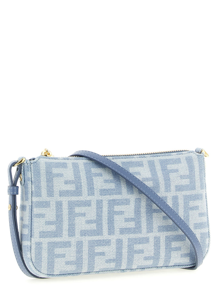 Fendi Baguette Clutch - Light Blue | 5bfd1b554ff3e1ad6fcb3fca31448c5527fe3afa