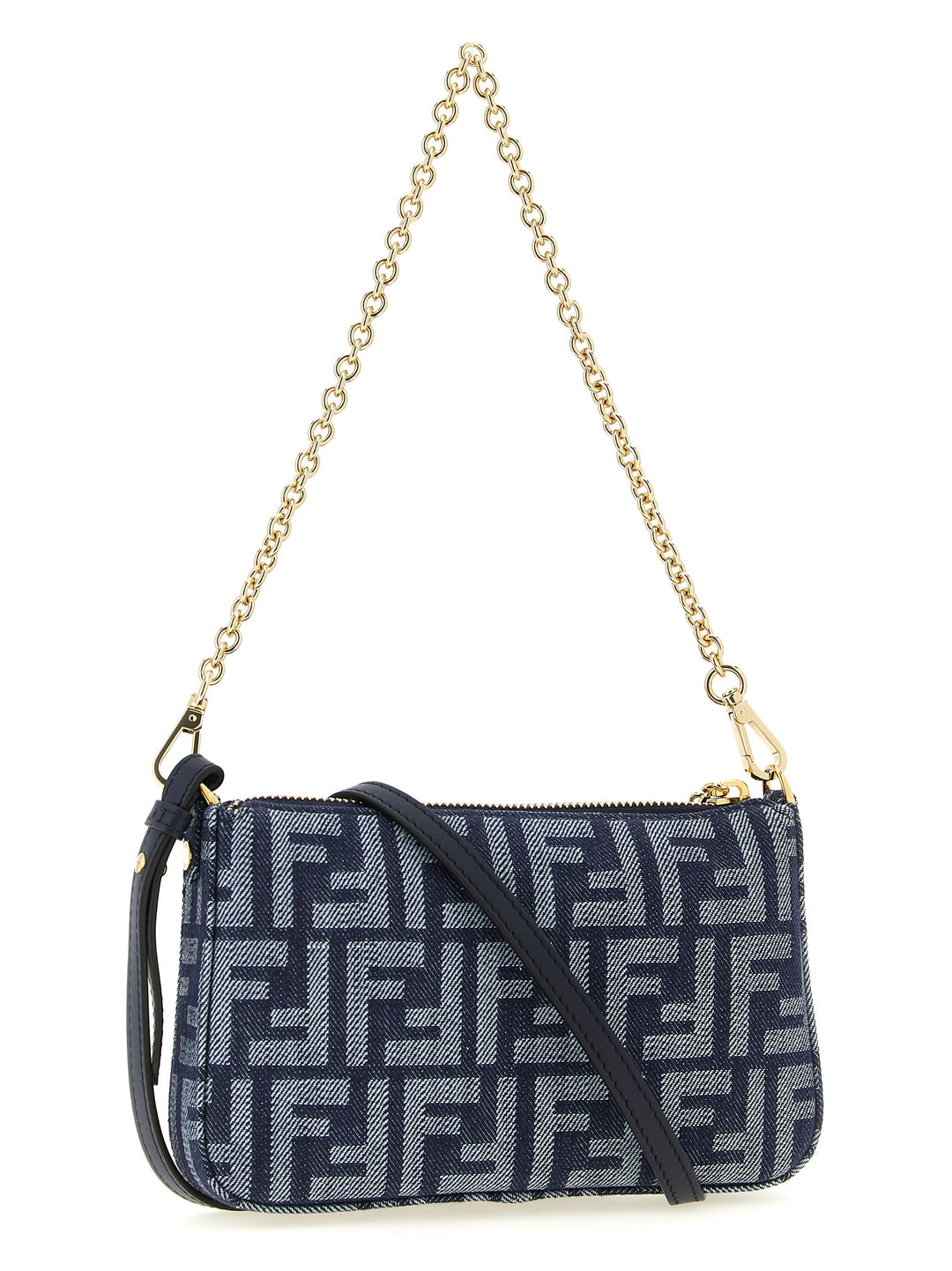 Fendi Baguette Clutch - Blue | 344583c249bbb94eab0023dfc8561988d5a76125
