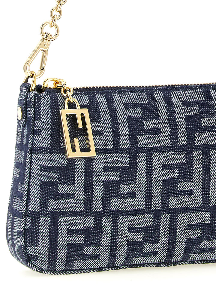 Fendi Baguette Clutch - Blue | 14e30173538f3b355ca2b4f435261671f1e5adc2