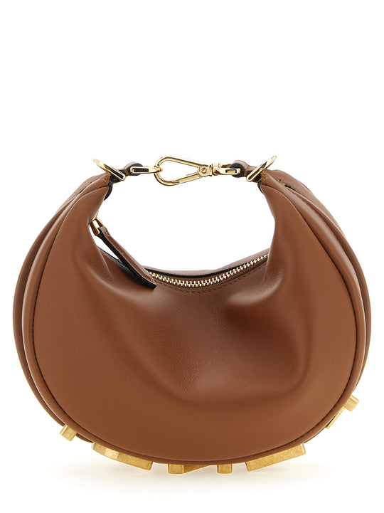 Fendigraphy Hand Bags Brown