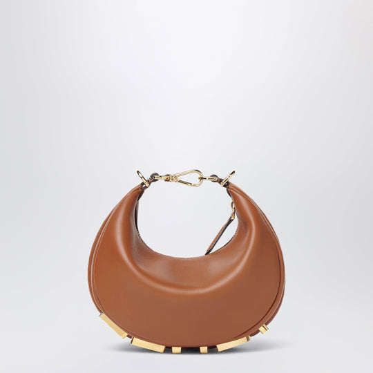 Fendigraphy Mini Bag In Saddle Leather