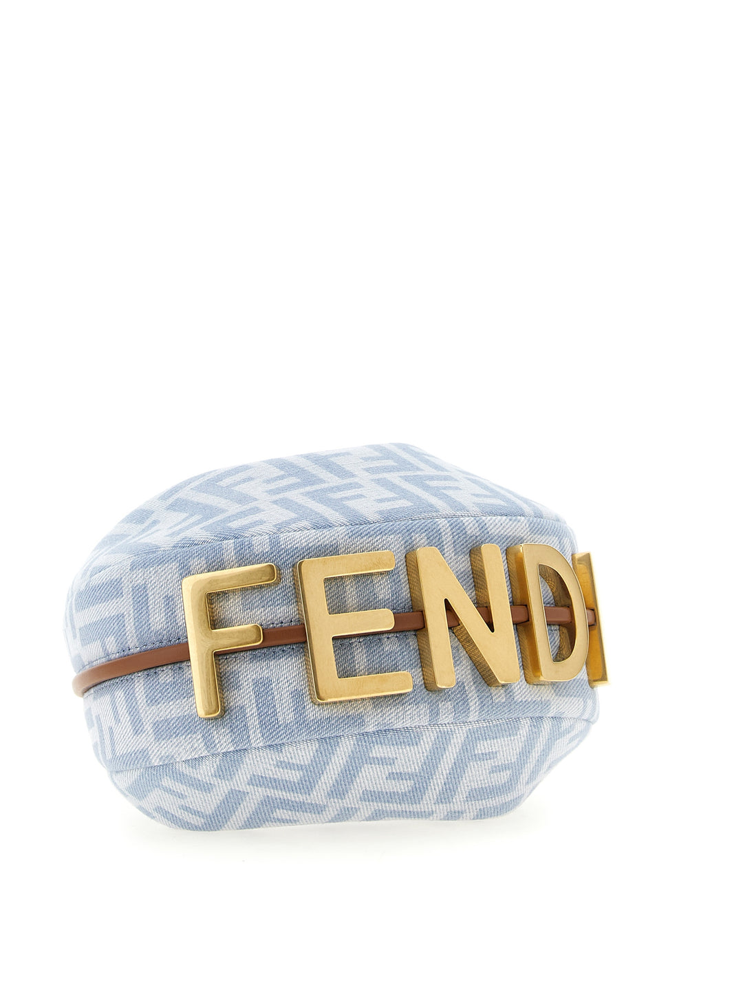 Fendi Fendigraphy Hand Bags - Light Blue | 494bf225b08d76e25eaa0abc23c931776a08ee00