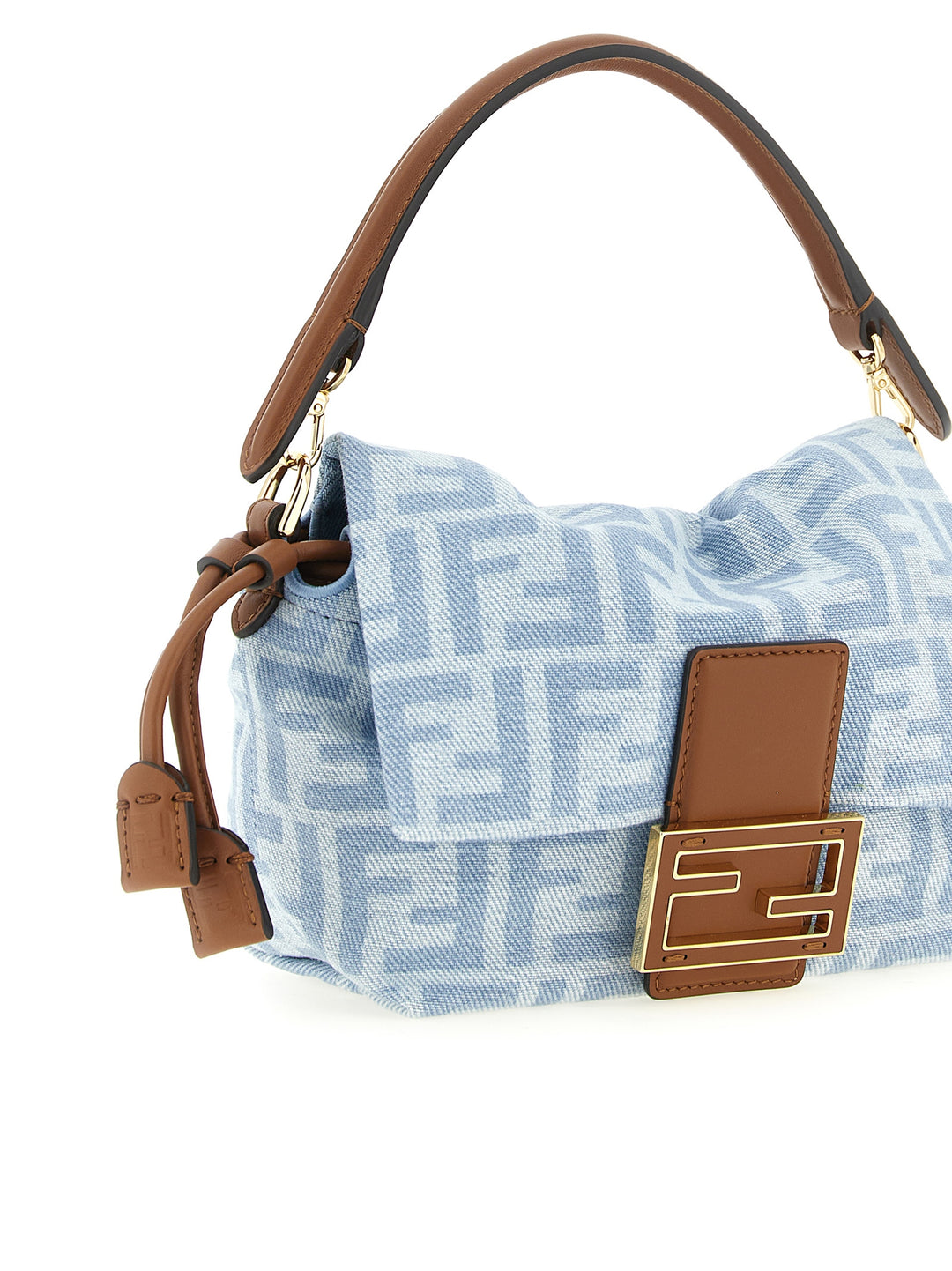 Fendi Mamma Baguette Hand Bags - Light Blue | dd40c9b442ae5ce45561671adcef1ae85171a1d1