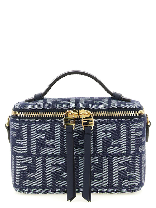 Fendi Vanity Hand Bags Blue