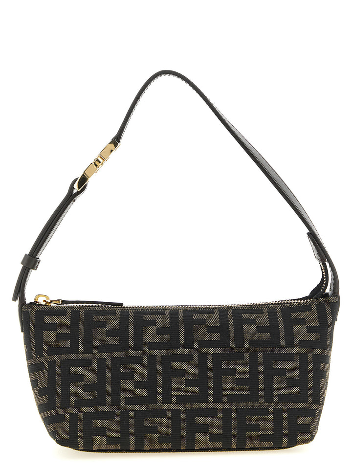 Fendi Fendi Vanity Clutch - Brown | 673b7480a853b97403bd7bcccf3c08b6b1b9b7be