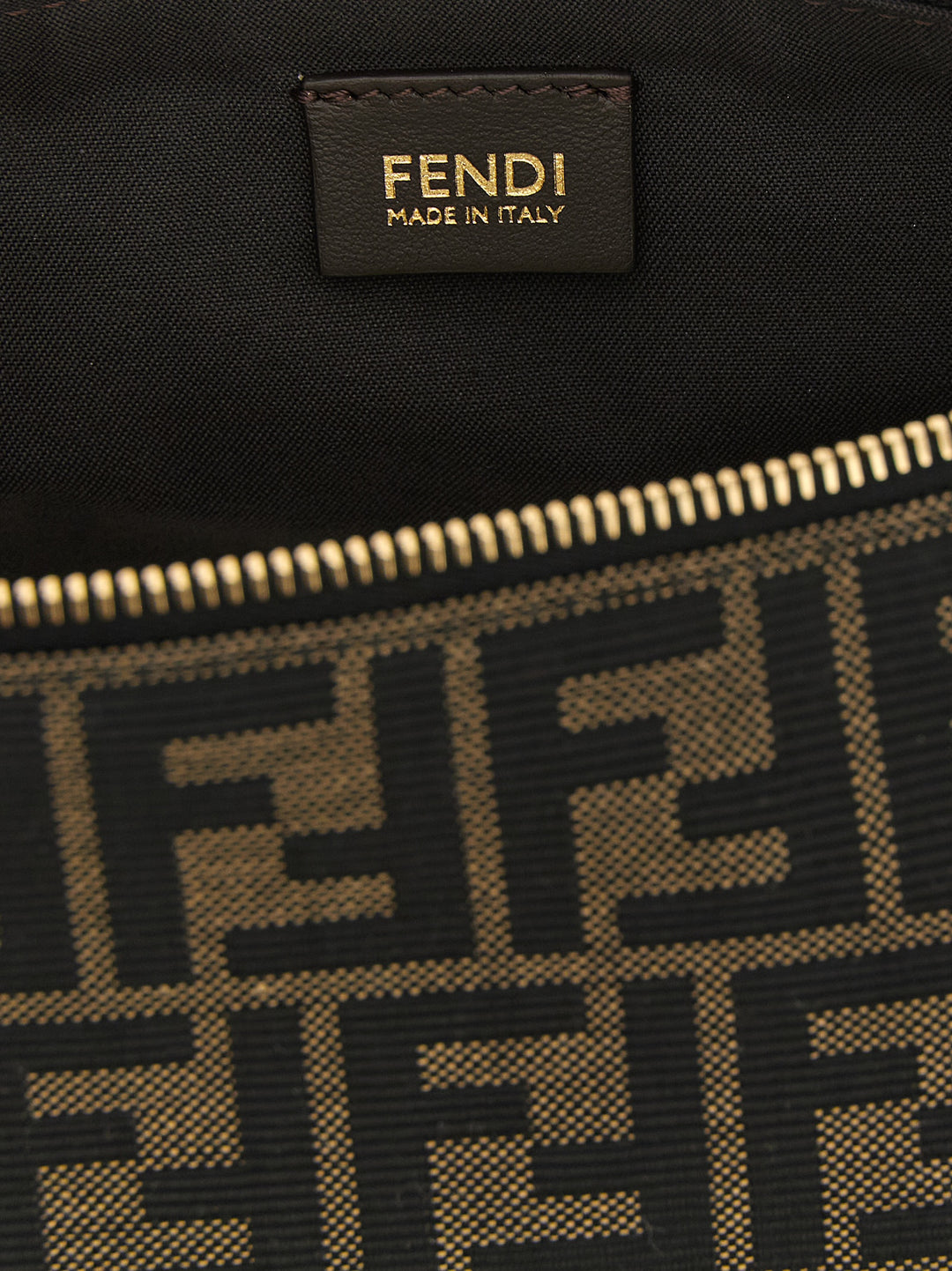 Fendi Fendi Vanity Clutch - Brown | 47d9f6fa30bcdedaf9e4ebdb7a5f57f954cf07f3