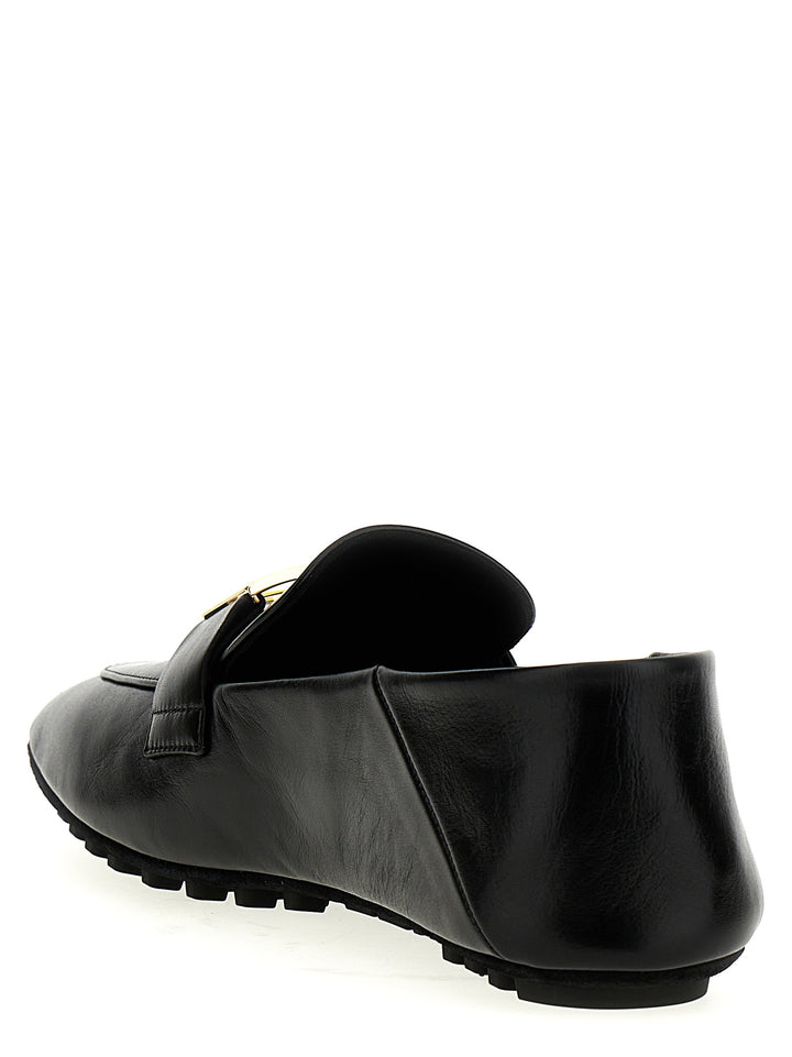 Fendi Baguette Loafers - Black | 6fb20707e8f0e5e4377ebeb4b6a87a80e5f61873