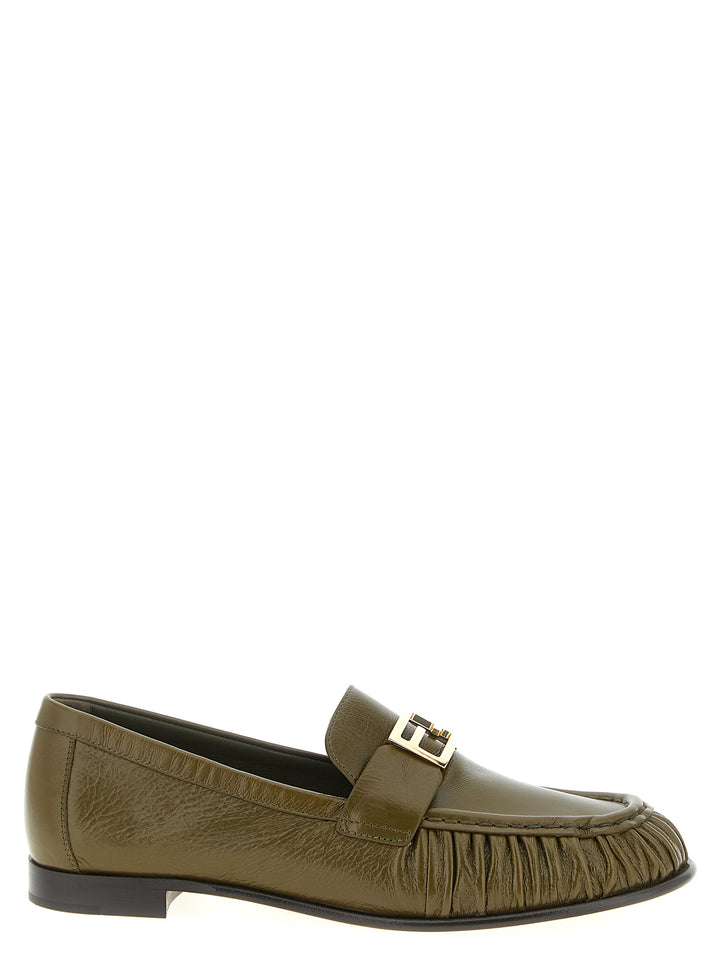 Fendi Baguette Loafers - Green | d3ee8b2b35c4560d40a56ef2de714540d19a476e
