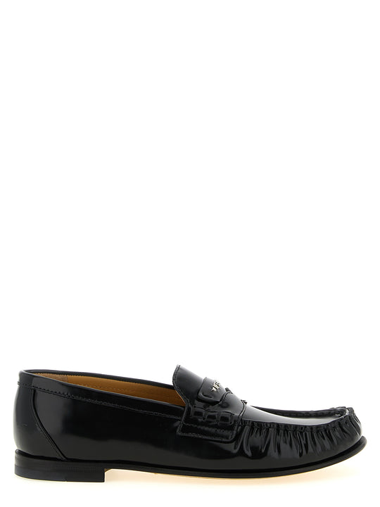 Fendi Scrunch Loafers Black