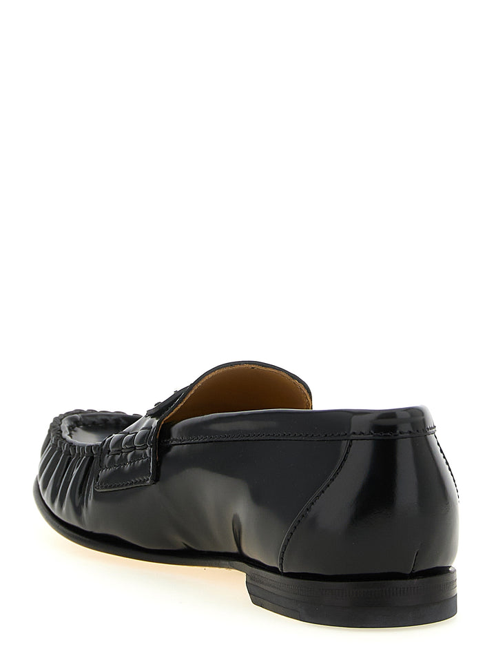 Fendi Fendi Scrunch Loafers - Black | 1126dc0cd995cfc0db2b9c8fecb4ea04aef7db51
