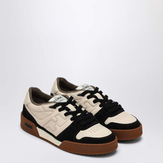 Black/Milk Sneaker Low Fendi Match