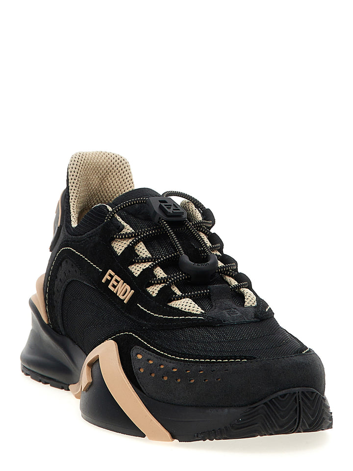 Fendi Fendi Flow Sneakers - Black | 9c53a537af7c3adea64035bdc53a315a0c27c5e1