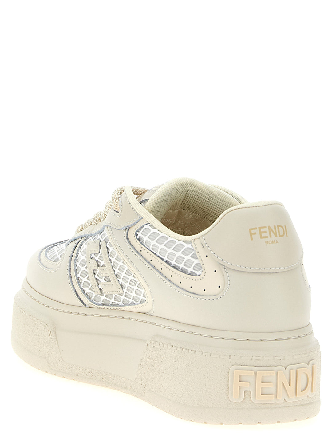Fendi Fendi Match Sneakers - Beige | 3191058193adf79adf4429817ab44efb7a172eea