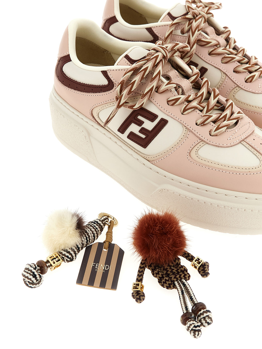 Fendi Fendi Match Sneakers - Pink | e501b69b86fbf742a0544f4bd4f8e8d2cfa9f325