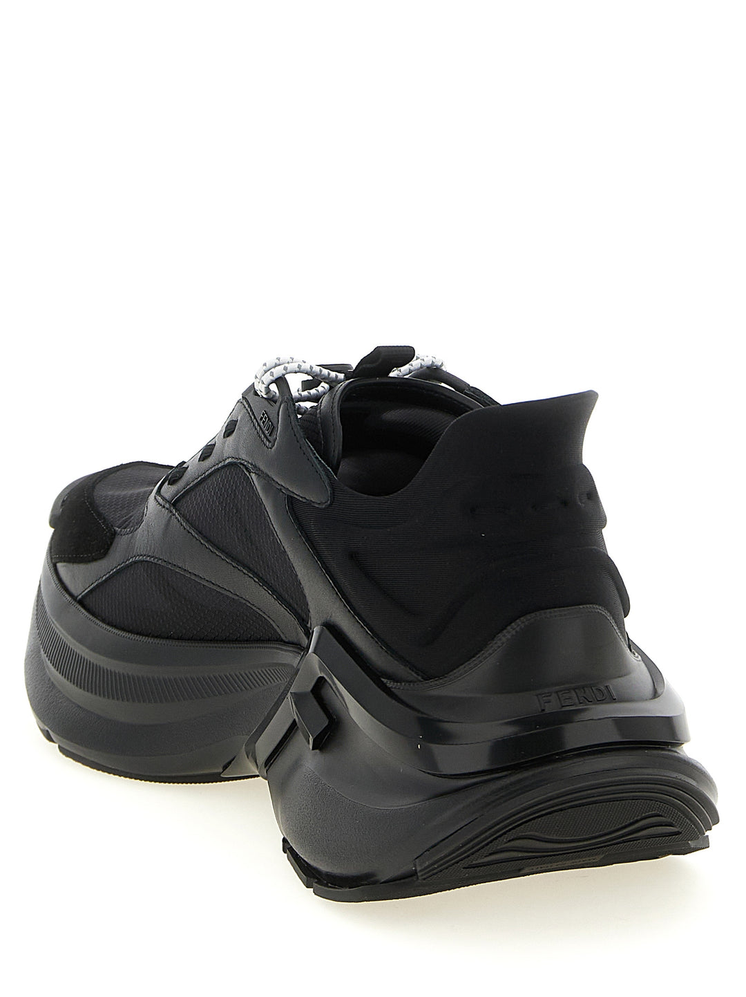 Fendi Fendi F-Light Sneakers - Black | a632a7e88414b8276e297b7a3d060d5d51e2bbda