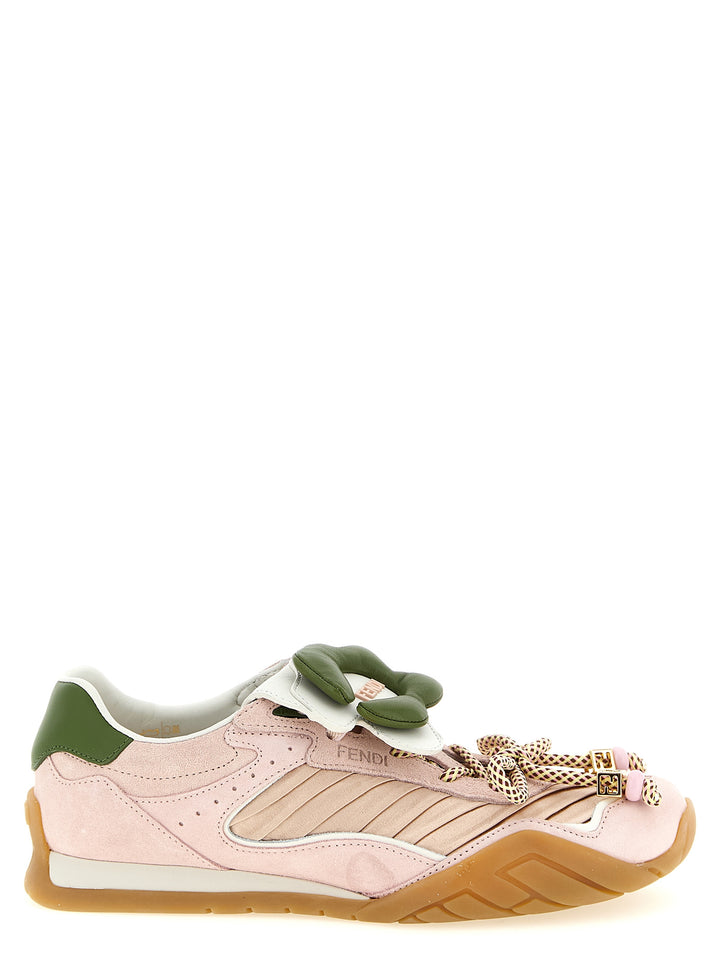 Fendi Fendi Wave Pulse Sneakers - Pink | 11f8feb0500d0b3e406385eb6f3607e5104db530