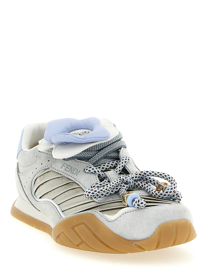 Fendi Fendi Wave Pulse Sneakers - Gray | cb799f3656e33570360fd571df6451dfeeed8ec8