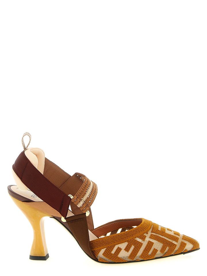 Fendi Colibrì Pumps - Brown | 110367f7cd2b7419e94a2d8e3cefe8681162f940
