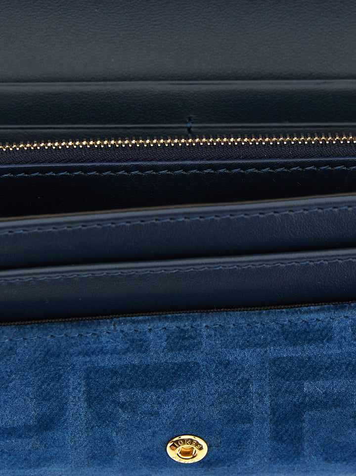 Fendi Continental Baguette Wallets and Card Holders - Blue | 2e762117d7ab28640df56bc0069471ad7f88a2d6