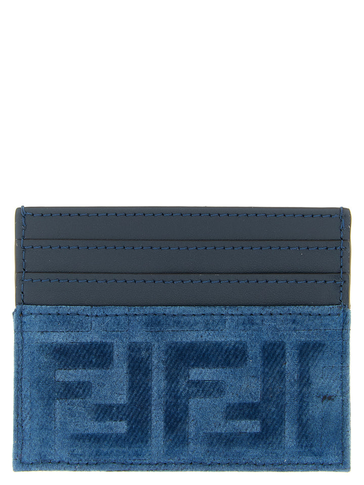 Fendi Ff Denim Card Holder Wallets and Card Holders - Blue | bacd090bf273307d2e39ba50b270bfa6efa28927