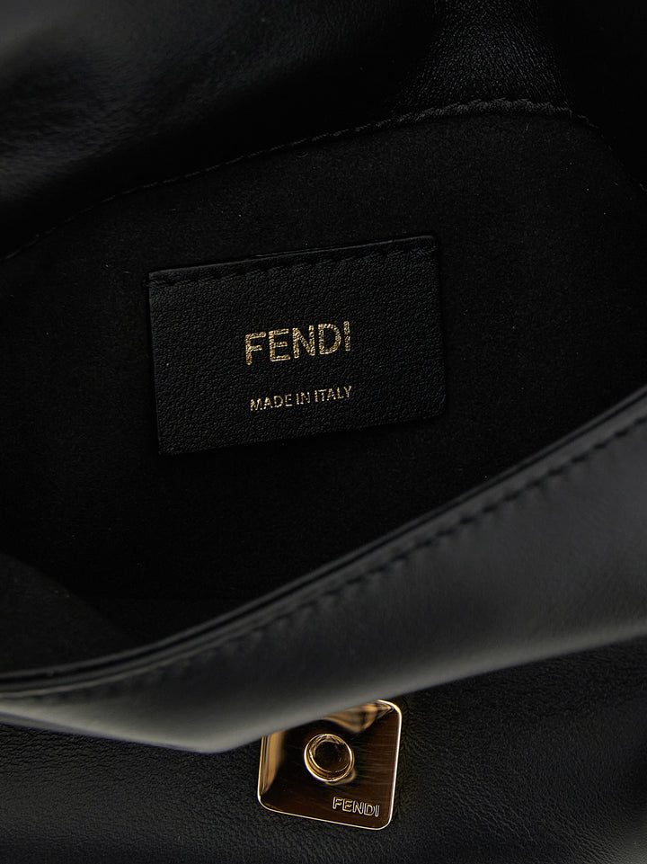 Fendi Mamma Baguette Clutch - Black | aeb53fdc32a18d1f78760b22b7b1a904c515b792