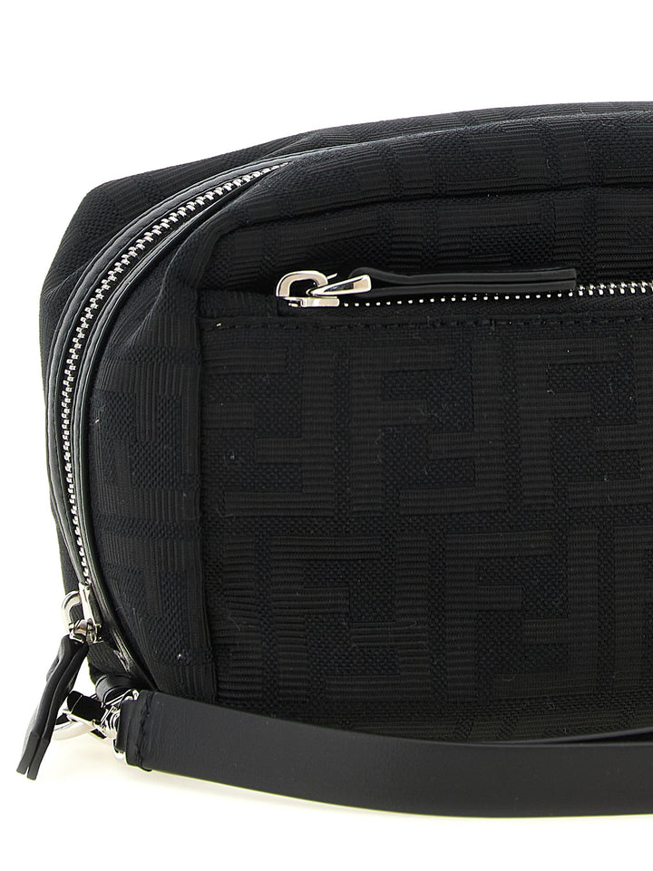 Fendi Small Double Zip Beauty - Black | b879ba83d93291db1efbd10712f5fc93bbf7d5e0
