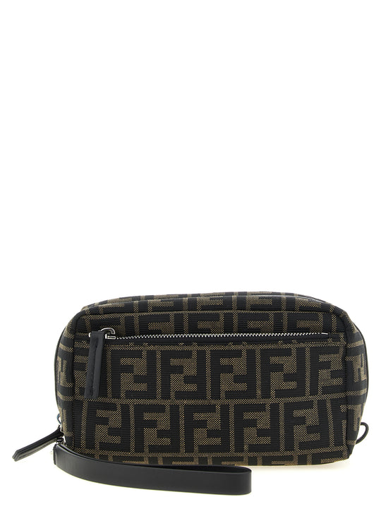 Small Double Zip Beauty Brown