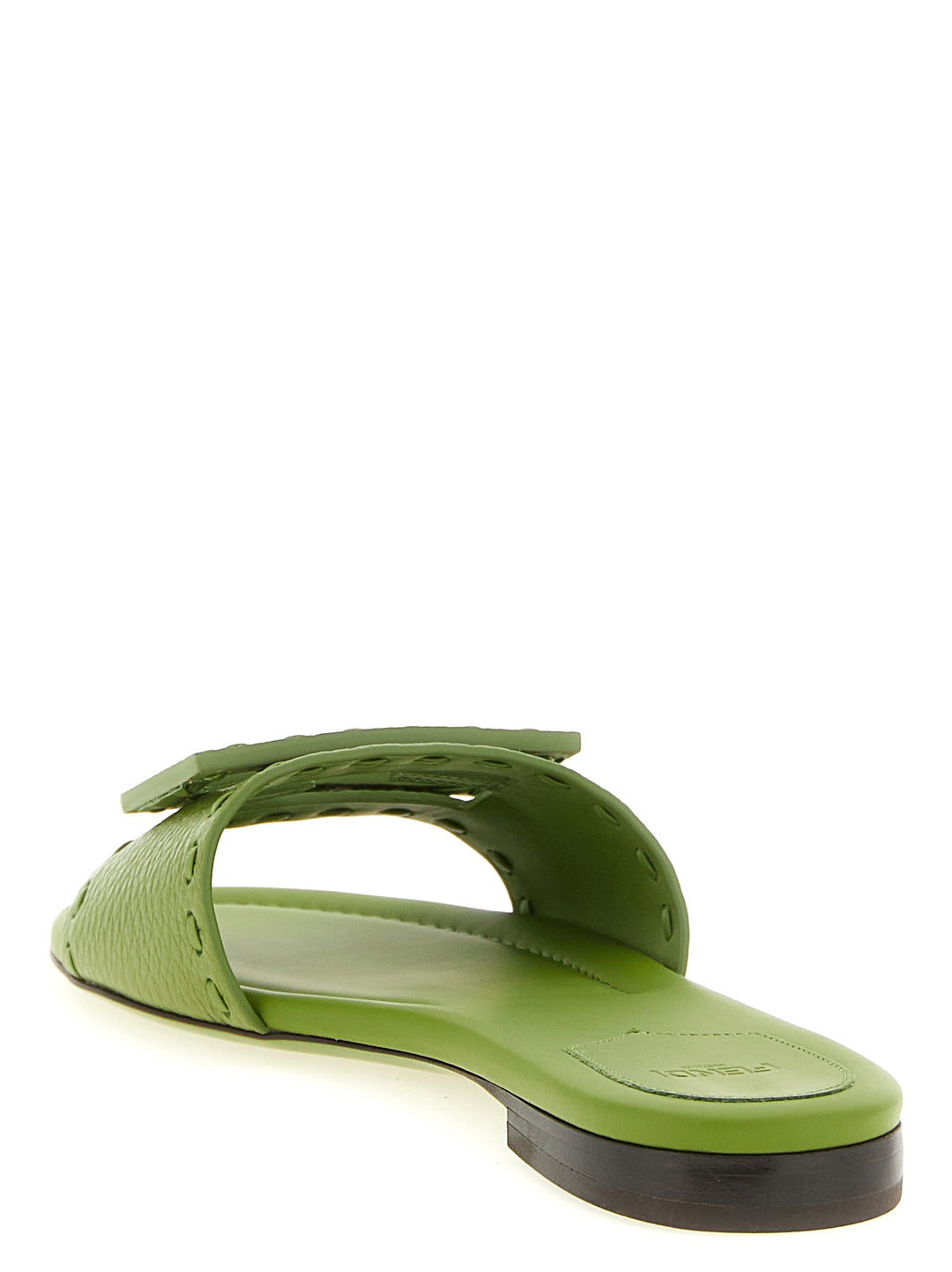 Fendi Baguette Sandals - Green | 7f6f82e23a4dc97e6cc19c2c43e7c70a632e019f