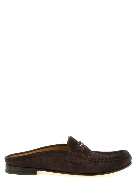 Fendi Scrunch Flat Shoes Brown