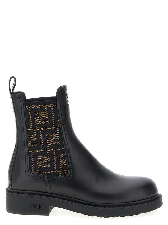 Fendi Filo Boots And Ankle Boots Black