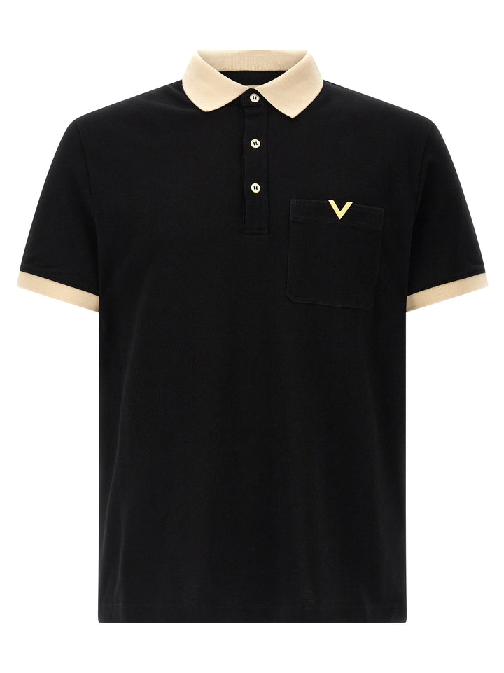 Valentino Garavani Valentino Polo - Black | b76a8250047a3a96f51895faecf5aafce05d1b9a