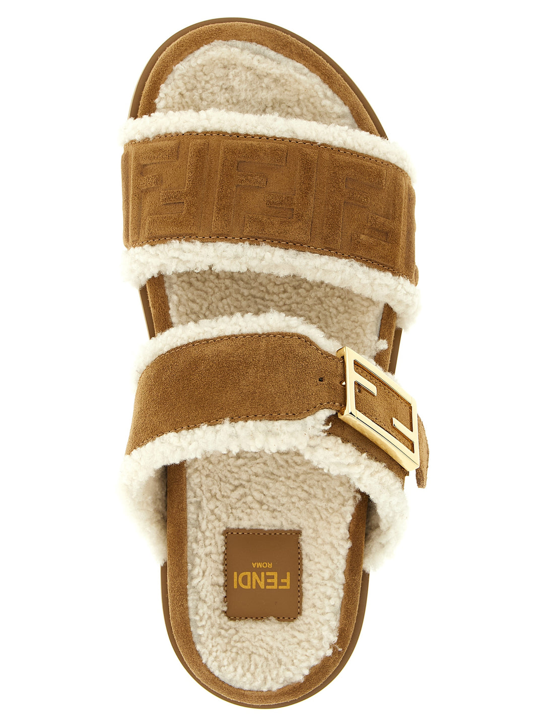 Fendi Fendi Feel Sandals - Beige | b616ad8c362fa1f3b0ea6f3394fcde40603bfd65