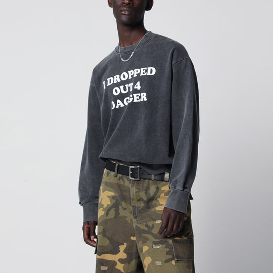 Vintage Black I Dropped Out For Dagger Sweatshirt